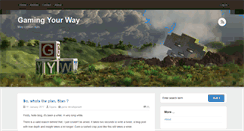 Desktop Screenshot of gamingyourway.com